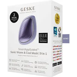 Звукова маска тепло та холод GESKE Sonic Warm & Cool Mask 9 в 1 фіолетова - мініатюра 7
