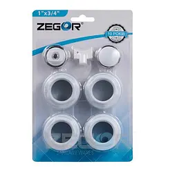 Монтажний комплект Zegor WKM-LPB6 для радіаторів 3/4"-1" 30412