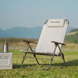 Крісло складане Naturehike CNK2550JJ012, залізо, бежевий - мініатюра 5