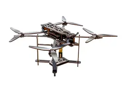 Дерев'яний 3D конструктор FPV Дрон, Puzzleоk (Puz-00923), 95 дет. - мініатюра 3
