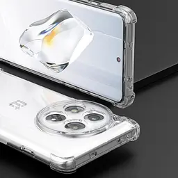 TPU чохол GETMAN Ease logo посилені кути Full Camera для OnePlus 12 Безбарвний (прозорий) - мініатюра 2