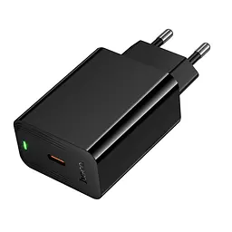 Сітчасте зарядне пристрій HOCO CS93A Leader single port PD20W charger Чорний - мініатюра 3