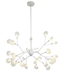 Декоративна підвісна люстра в стилі лофт Levistella 918LP262-27 WH+WH