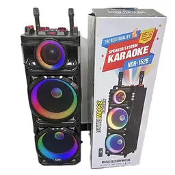 Портативна акустична колонка XPRO NDR-1526 Bluetooth захист від вологи IPX5 LED підсвічування 120 см (42585-NDR-1526_12555) - мініатюра 2