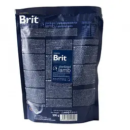 Сухий корм для стерилізованих котів Brit Premium by Nature Cat Sterilized Lamb 300 г - мініатюра 4