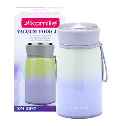 Термос харчовий Kamille KM-2097 фіолетовий 800 мл - мініатюра 5