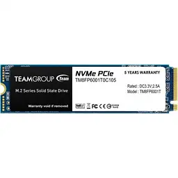 Накопичувач SSD M.2 2280 1TB Team (TM8FP6001T0C101) - мініатюра 2