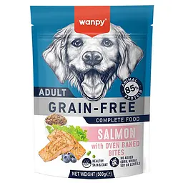 Сухий корм для собак Wanpy Adult Dog Grain Free Salmon Ванпі беззерновий з лососем 500г