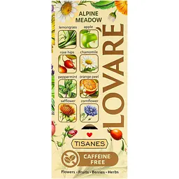 Чай Lovare Tisanes Alpine Meadow бленд трав'яного чаю з плодами та квітами 36 г (24 шт. х 1.5 г) - мініатюра 3