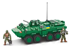 Конструктор KB 1141 LimoToy Бронетранспортер БТР-80 фігурки 567 деталей в коробці (6903317617265) - мініатюра 2