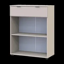 Комод Doros Рон 2 2 фасади 1 шухляда Кашемір 80х38х100 (41516044) - мініатюра 5