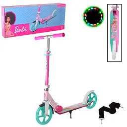 Дитячий двоколісний самокат Barbie SC22020, колеса PU 200 мм, в коробці