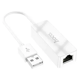 Перехідник - мережева карта Hoco UA22 Acquire Usb ethernet adapter (100 Mbps) - мініатюра 3