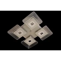 LED люстра світильник з пультом і підсвічуванням Linisoln 2726-4 GR