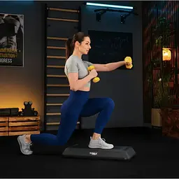 Степ платформа Trex Sport TX-038PAS до аеробіки 3-рівнева чорна - мініатюра 5