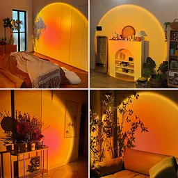 Проєкційний світильник заходу сонця — Sunset Lamp - мініатюра 2