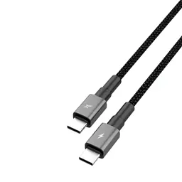 Дата кабель USB-C to USB-C 1.0m 100W black Grand-X (CC-08B) - мініатюра 3