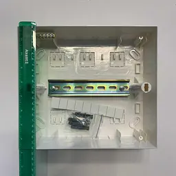 Бокс пластиковий СКІМ 09 модулів накладний IP40 білий прозора дверка ( С11902011 ) - мініатюра 7