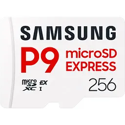 Карта пам'яті Samsung P9 Express Micro SD Express 256Gb, Up to 800 MB/s для Nintendo Switch 2 (MB MK256T/AM) - мініатюра 2