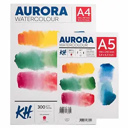 Альбом для акварелі Watercolour 300г/м2 12 л HP дрібне зерно Aurora