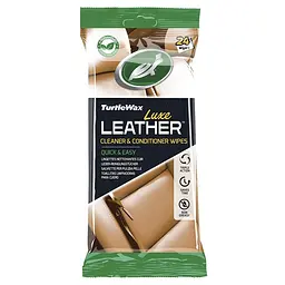 Серветки для очищення та кондиціонування шкіри Turtle Wax Luxe Leather Wipes 24 шт.