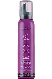 Мус-фарба для волосся Schwarzkopf Professional Igora Expert Mousse, відтінок 9,5-55, 100 мл (1917510) - мініатюра 2