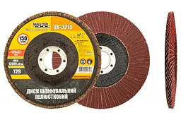Диск шліфувальний пелюстковий MasterTool 125 мм x Р150 зігнутий - мініатюра 3