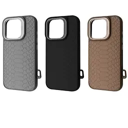 Чохол Kajsa Snake Pattern with Magnetic Ring iPhone 16 Pro Max в асортименті
