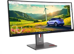 Монітор Lenovo 34" P34WD-40 Curved UWQHD IPS 120Hz (64ADGAT1UA) - мініатюра 2