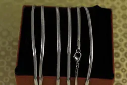 Ланцюг Xuping Jewelry плоский снейк 50 см 3 мм сріблястий