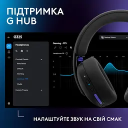 Гарнітура Logitech G325 Lightspeed Black (981-001524) - мініатюра 10