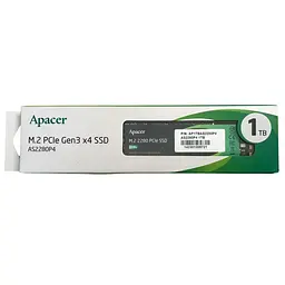 Накопичувач SSD M.2 Apacer AS2280P4 1 TB 2280 PCIe 3.0x4 NVMe 3D TLC Read/Write: 3000/2000 MB/sec - мініатюра 3