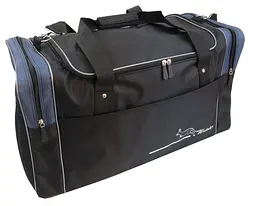 Дорожня сумка Wallaby 430-8 60L Чорна із сірим