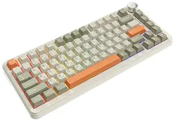 Клавіатура Ajazz AK820 MAX Flying Fish Switch Retro Colour - 8000 mAh (AK820MAX-FF-R) - мініатюра 2