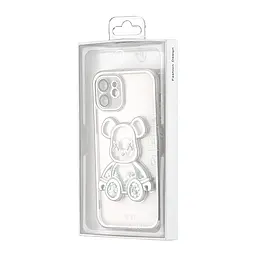 Чохол Shining Bear Case Protected Camera iPhone 12 Silver - мініатюра 2