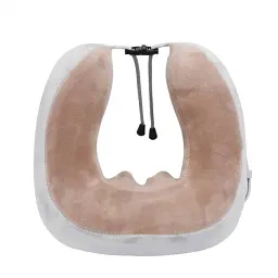 Масажер-подушка U-Shaped Pillow масажер для шиї спини USB Бежевий - мініатюра 5