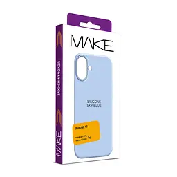 Чохол MAKE Apple iPhone 17 Silicone Sky Blue - мініатюра 2