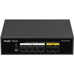 Комутатор мережевий Ruijie Networks RG-ES106F-P - мініатюра 1