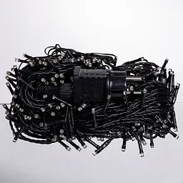Новорічна гірлянда Різдвяна фея Garlando Pro CF500L50MBY 50 м 500 LED чорний дріт Жовтий  - мініатюра 3