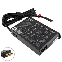 Блок живлення для ноутбука LENOVO TYPE-C 135W Чорний SLIM OVALE