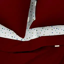 Комплект постільної білизни Cosas сімейний RUBY CS3 2 x 160 x 220 см (Ranfors79_Bordo_ColorBlots_160x2) - мініатюра 3