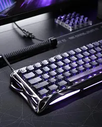 Клавіатура GravaStar Mercury V60 UFO Magnetic Gaming 8K USB-A RGB Gunmetal Smoke (GSV60PRO_XTAL_S_BLK) - мініатюра 5