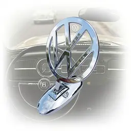Емблема приціл на капот Volkswagen Хром сплав на скотчі