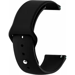 Універсальний ремінець Silicone Band для Samsung Watch 22mm Black [36038]