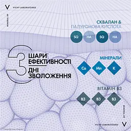 Насичений крем для сухої шкіри Vichy Mineral 89 Rich 72H Moisture Boosting Cream 50 мл - мініатюра 6
