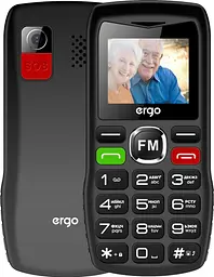 Мобільний телефон Ergo R182 Black