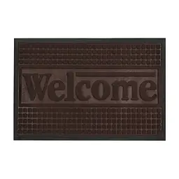 Килимок придверний Eco Fabric Welcome з кромкою коричневий 40 х 60 см (4060-116) - мініатюра 3