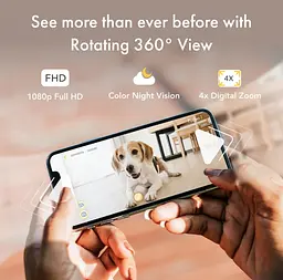 Камера для собак Furbo 360, Full HD, нічне бачення, двосторонній звук, автоматична подача ласощів - мініатюра 3