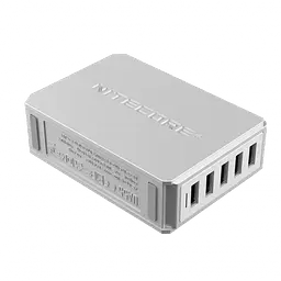 П'ятиканальний зарядний пристрій Nitecore UA55 USB 50W (Білий) - мініатюра 2