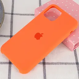 Чохол Silicone Case AA для Apple iPhone 11 Pro 5.8" Помаранчевий / Nectraine - мініатюра 2